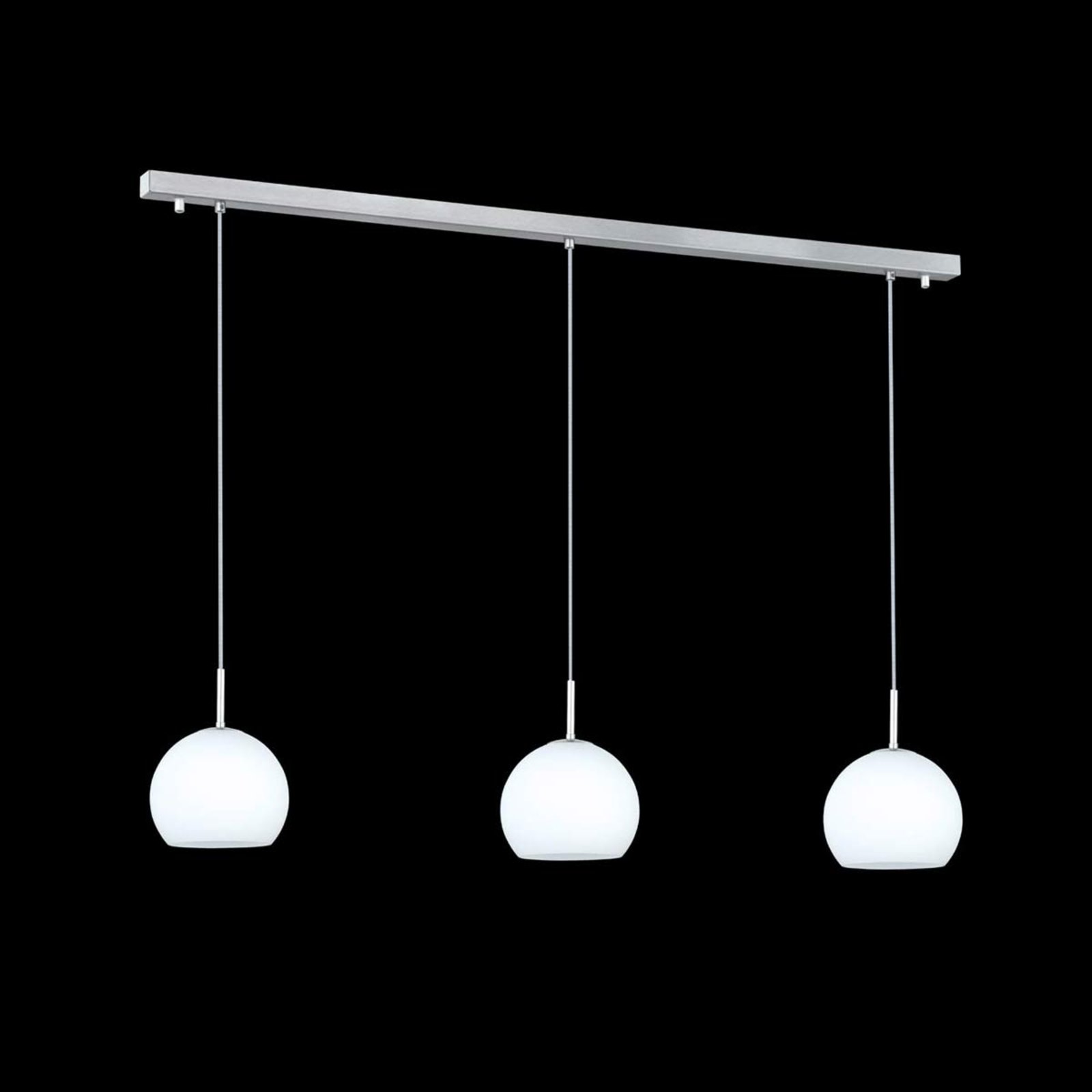 Suspension Bolero à 3 lampes, linéaire Luminaire.fr