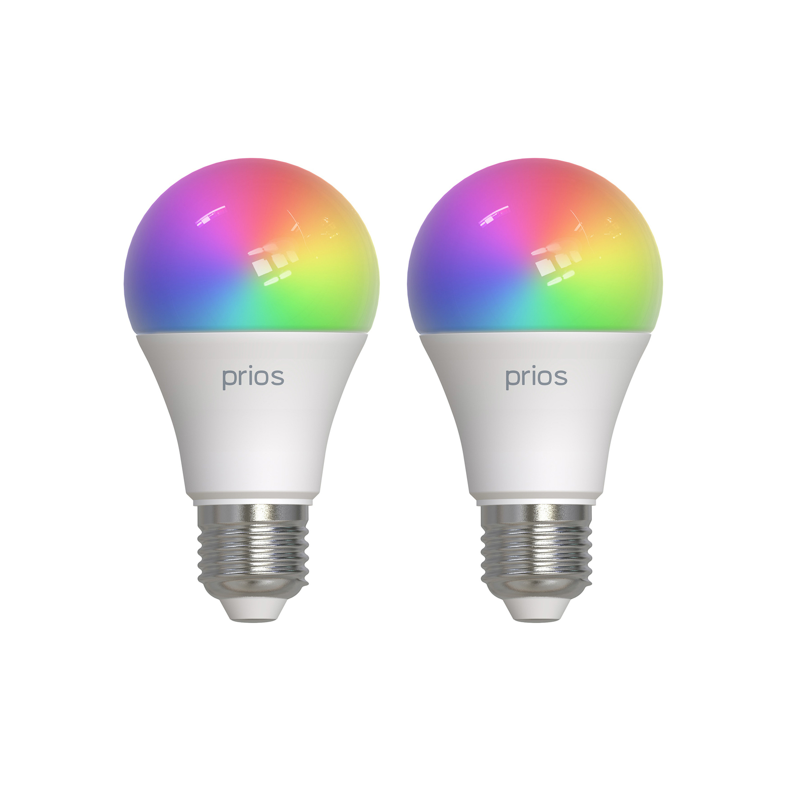 Prios Smart LED E27 9W RGBW CCT ZigBee Tuya Philips Hue 2 stk