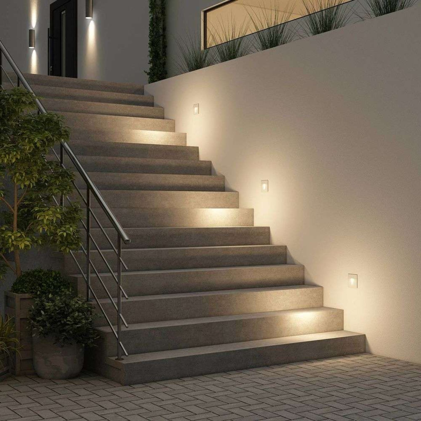 Lanti Luz de pared empotrada IP65 White - Arcchio