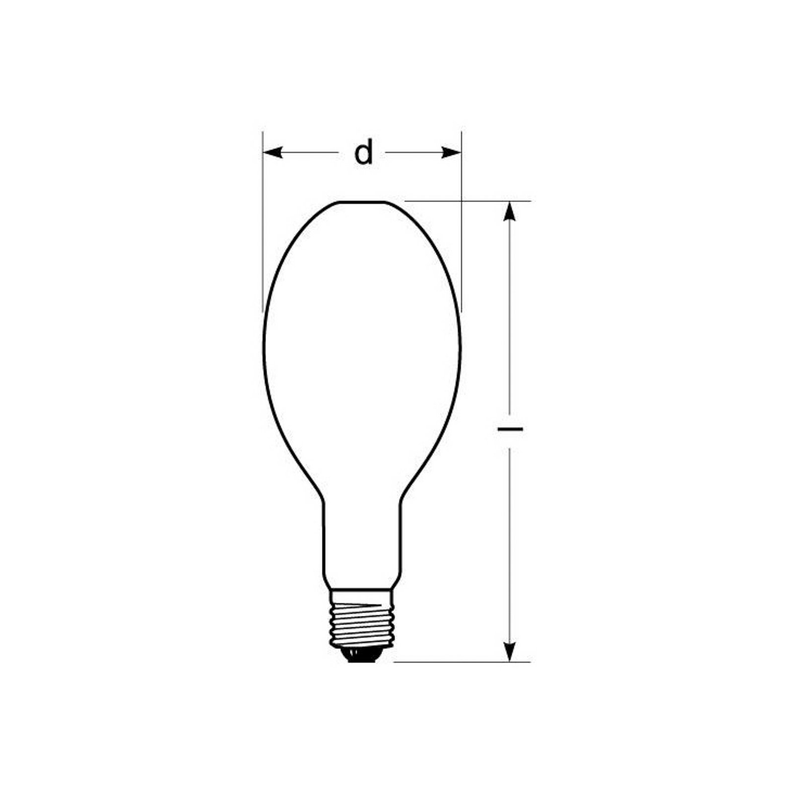 RADIUM metal halide lamp E40 430 W HRI-E NSC/S/F Ra92