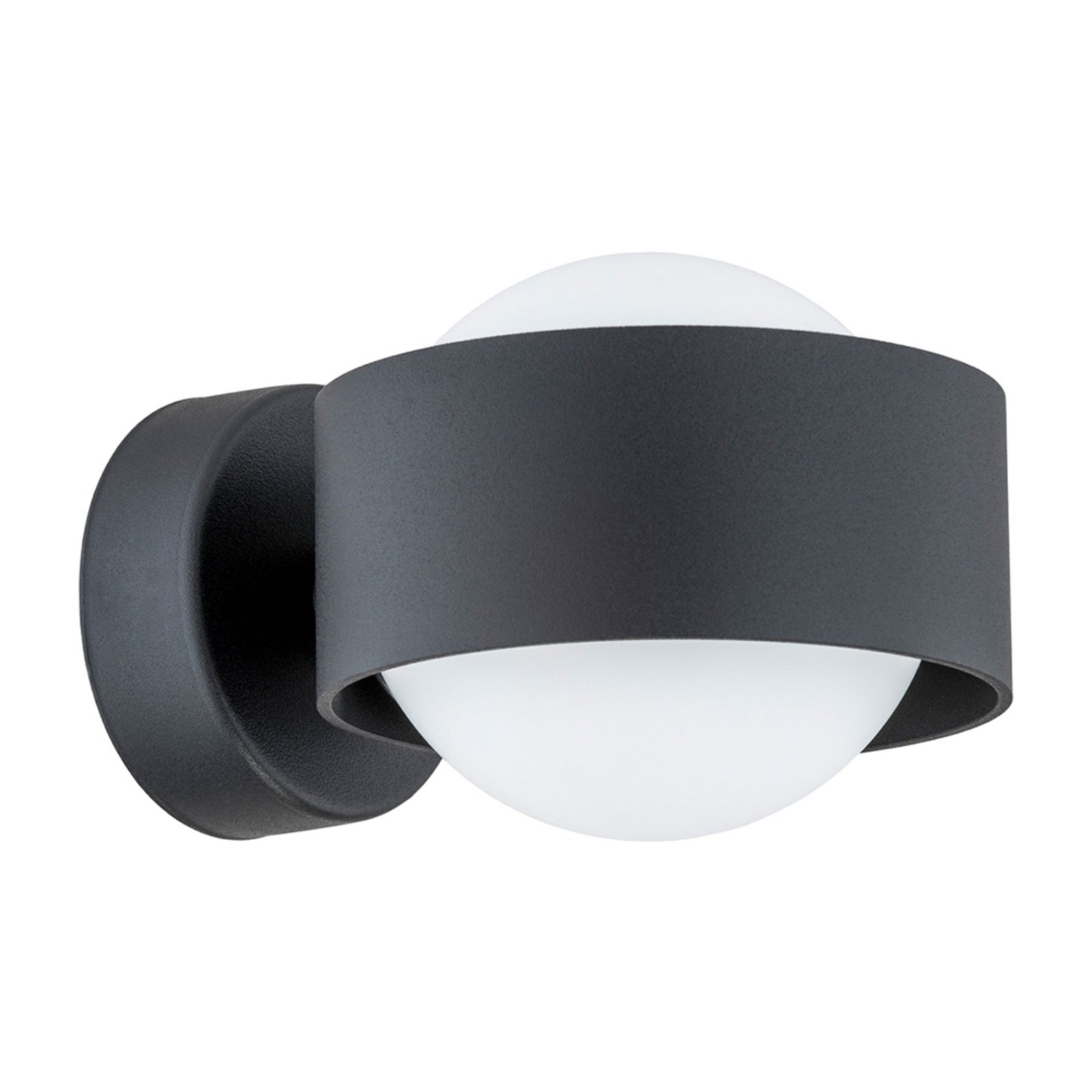 LED-Bad-Wandlampe Macedo, schwarz