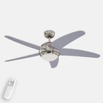 Ventilateur Bendan avec éclairage, argent - Westinghouse