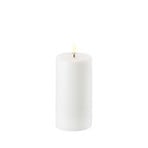 Pillar candle LED Nordic White 7,8 x 15 cm - Uyuni Lighting