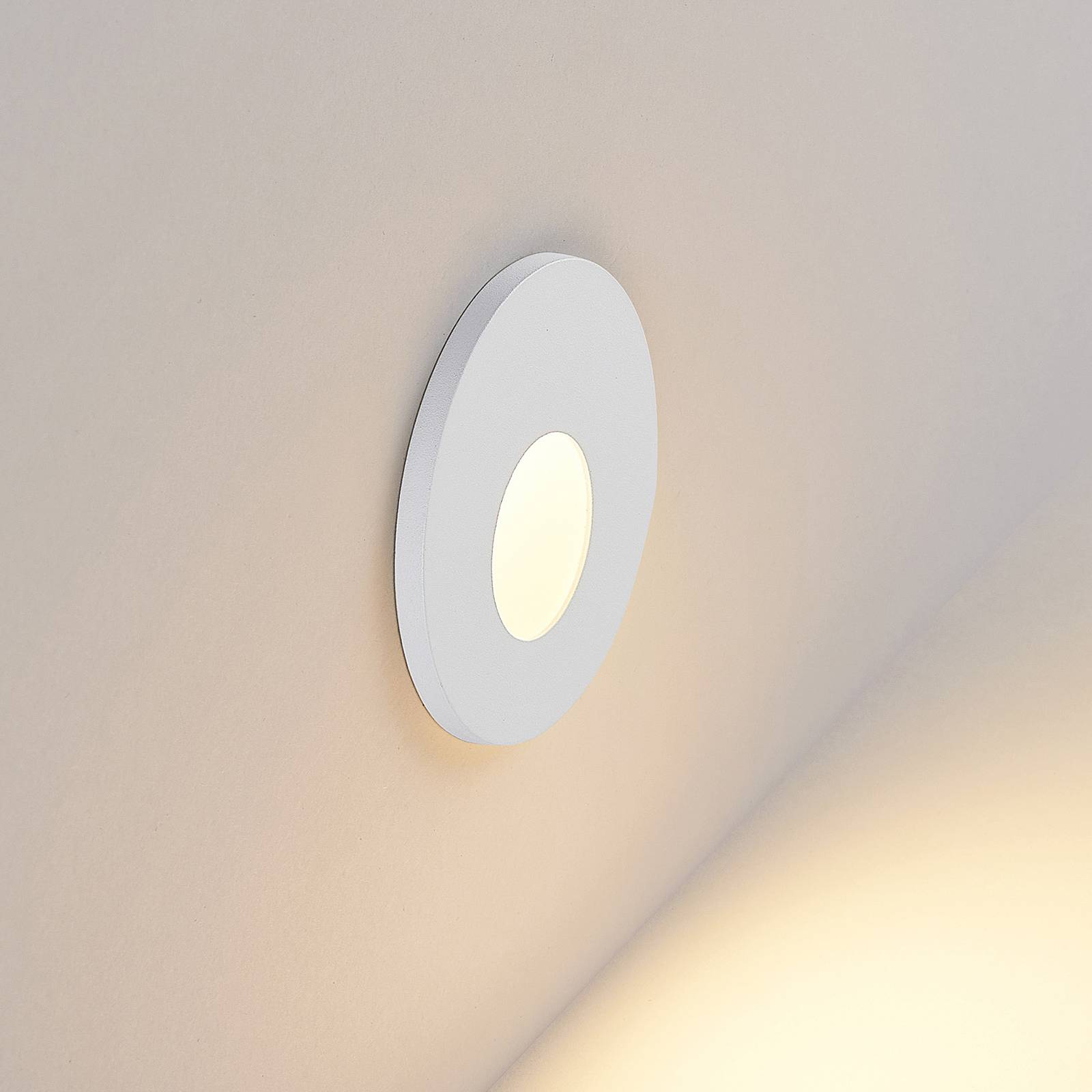 Molto Luce lampe encastrable LED Wall 68R RD blanc aluminium CCT