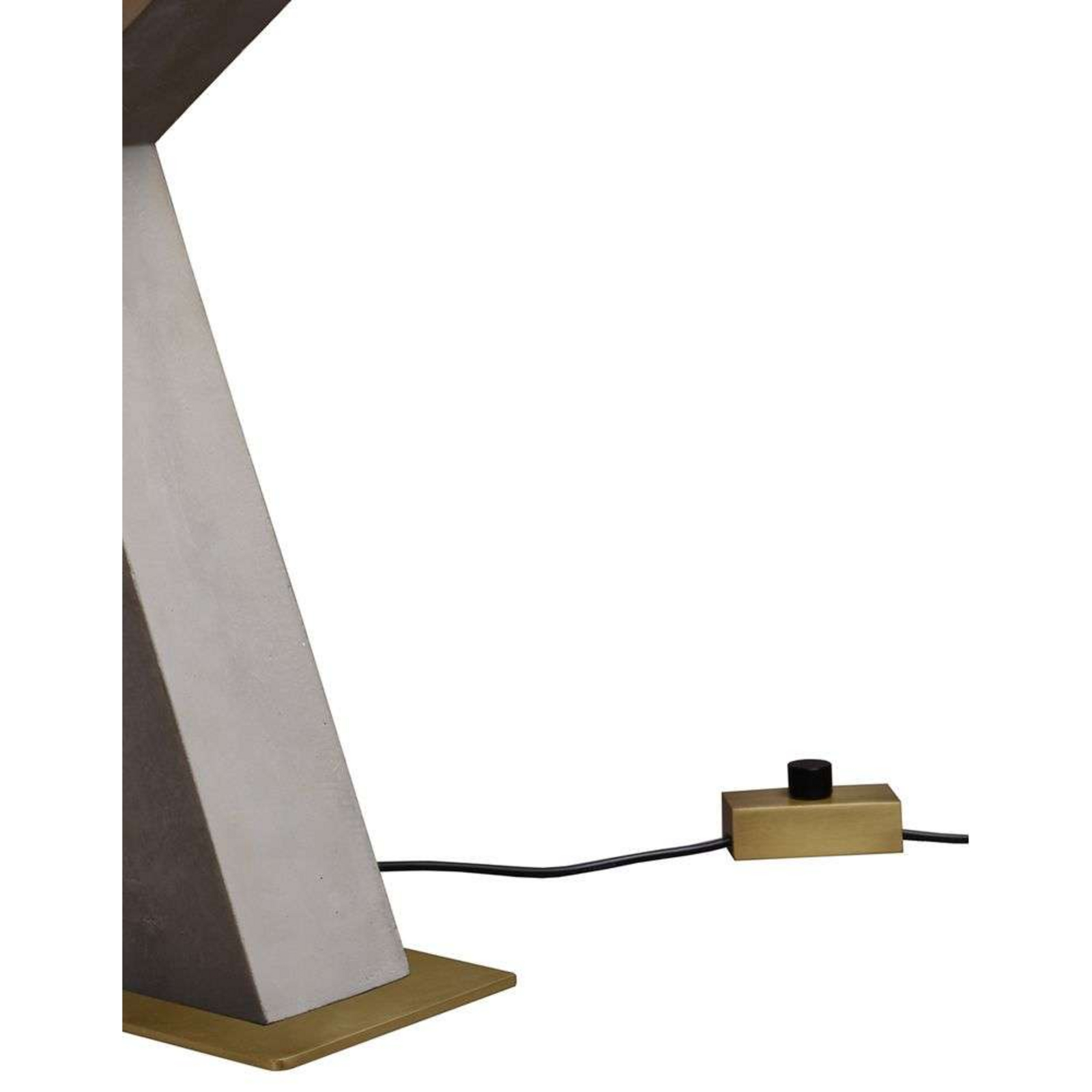 Tau Stolní Lampa Brass/Concrete - DCW