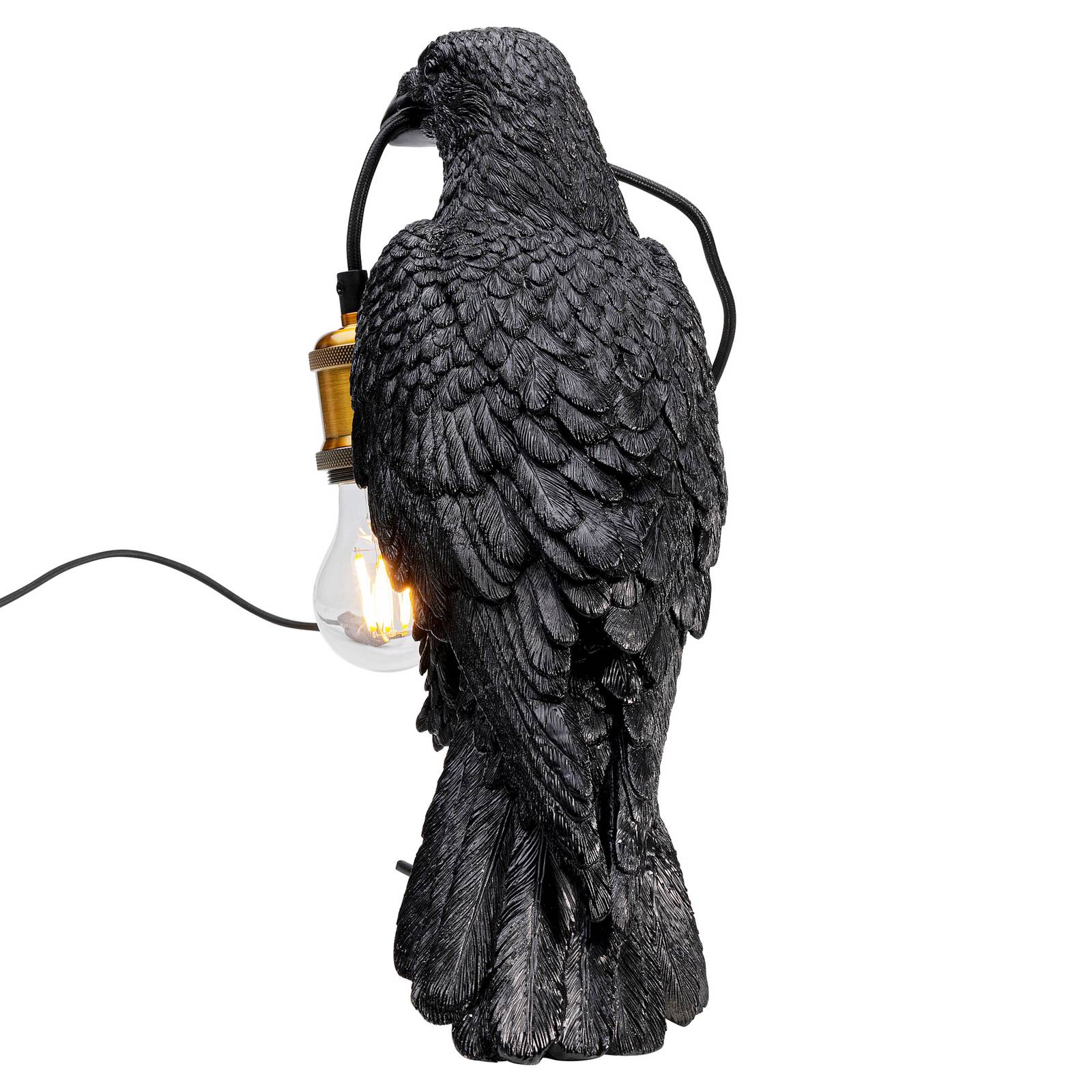 Lampa stołowa Kare Animal Crow w kształcie wrony