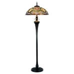 Rosaly - Stehleuchte im Tiffany-Design