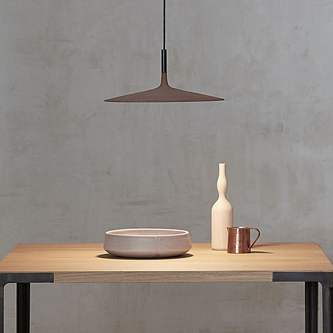 Foscarini Aplomb Large LED-hengelampe, grå