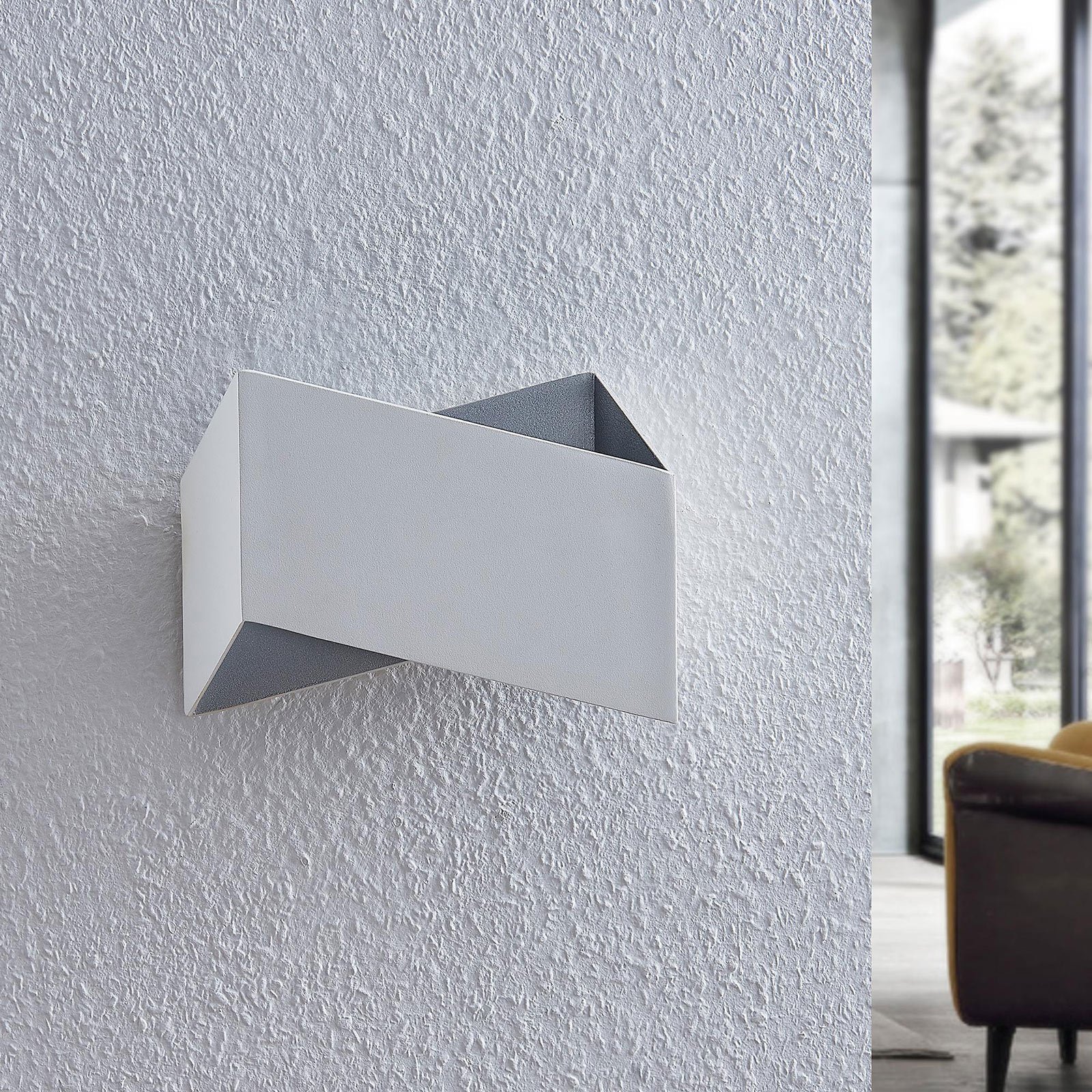 Assona Wall Lamp White/Silver - Arcchio