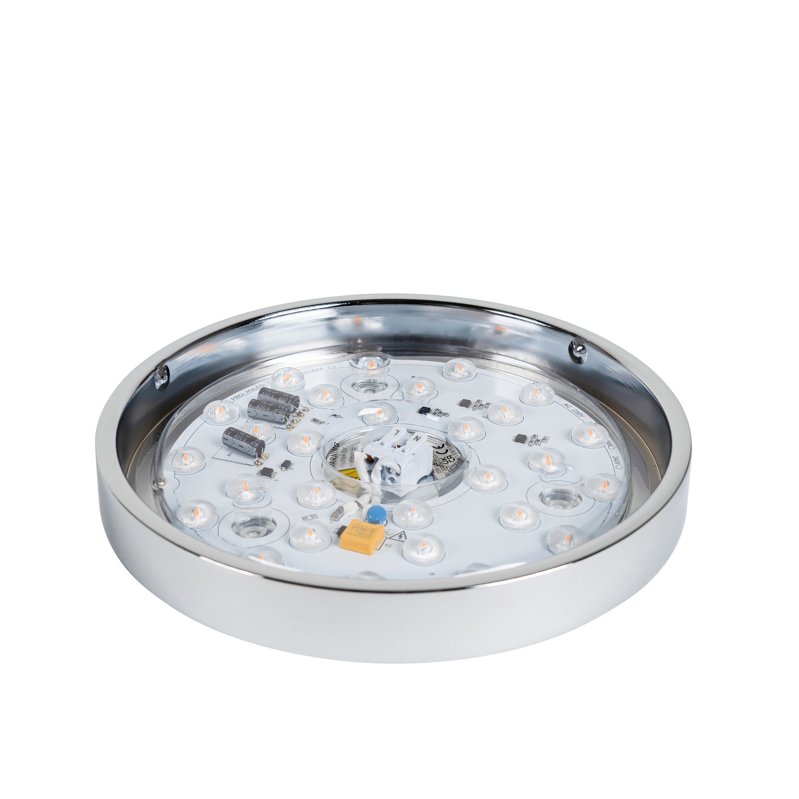 Arcchio Aliras LED-Bad-Deckenlampe, chrom, 24 cm