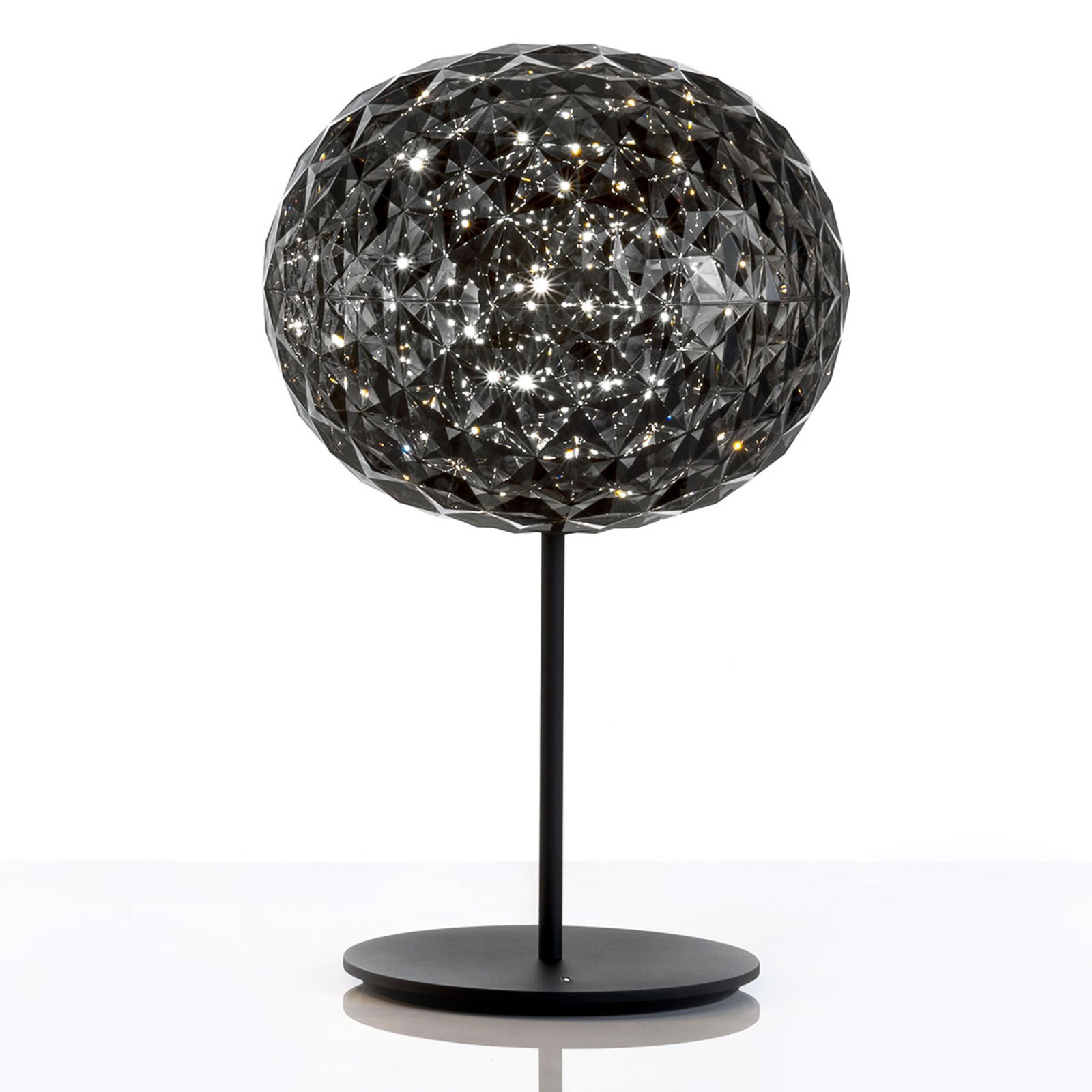 Kartell Planet LED table lamp, base, smoky grey