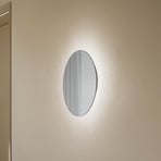 LED mirror ring M, Ø 29 cm, glass, warm white
