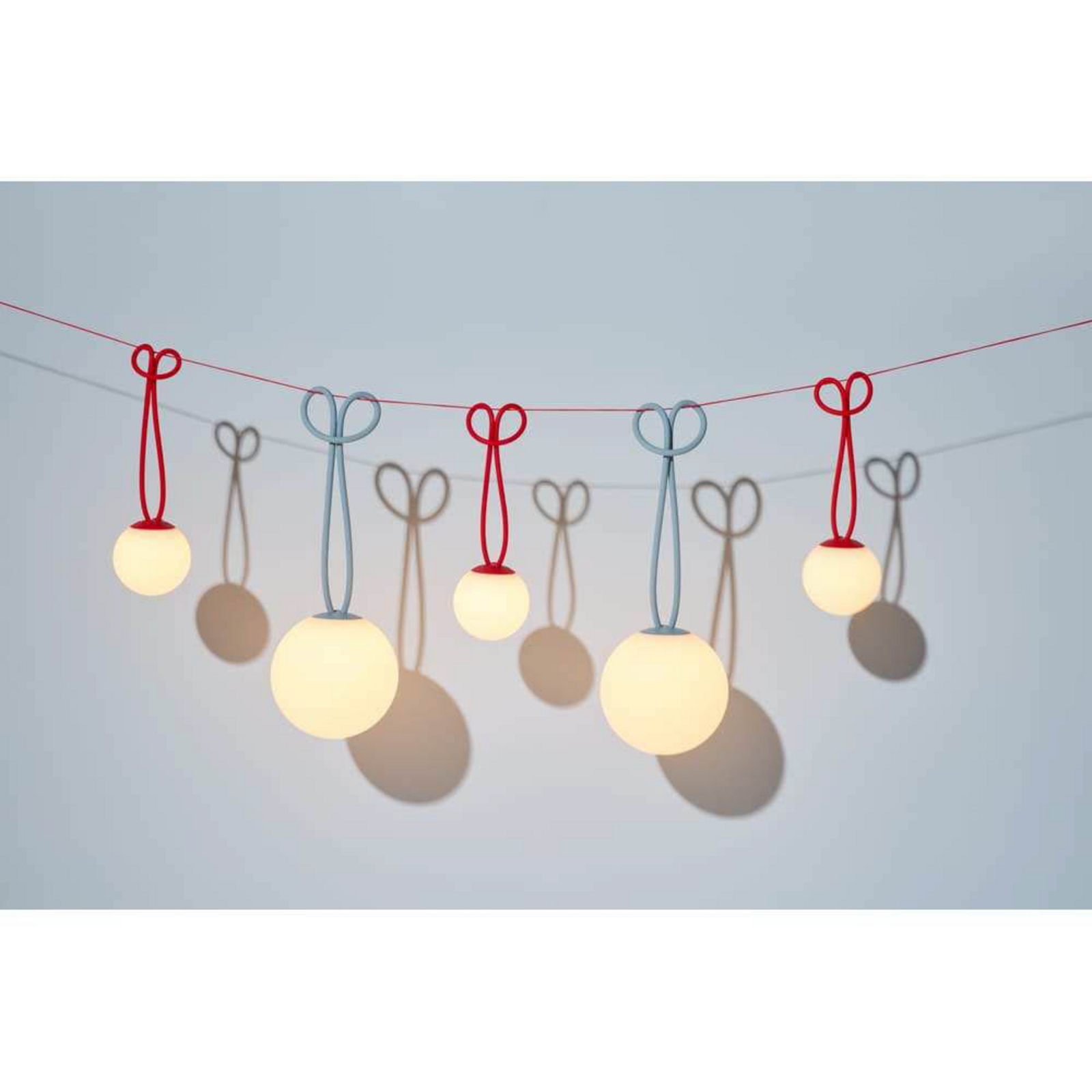 Bolleke Portable Suspension Mini Set (3pcs.) IP55 Red - Fatboy®