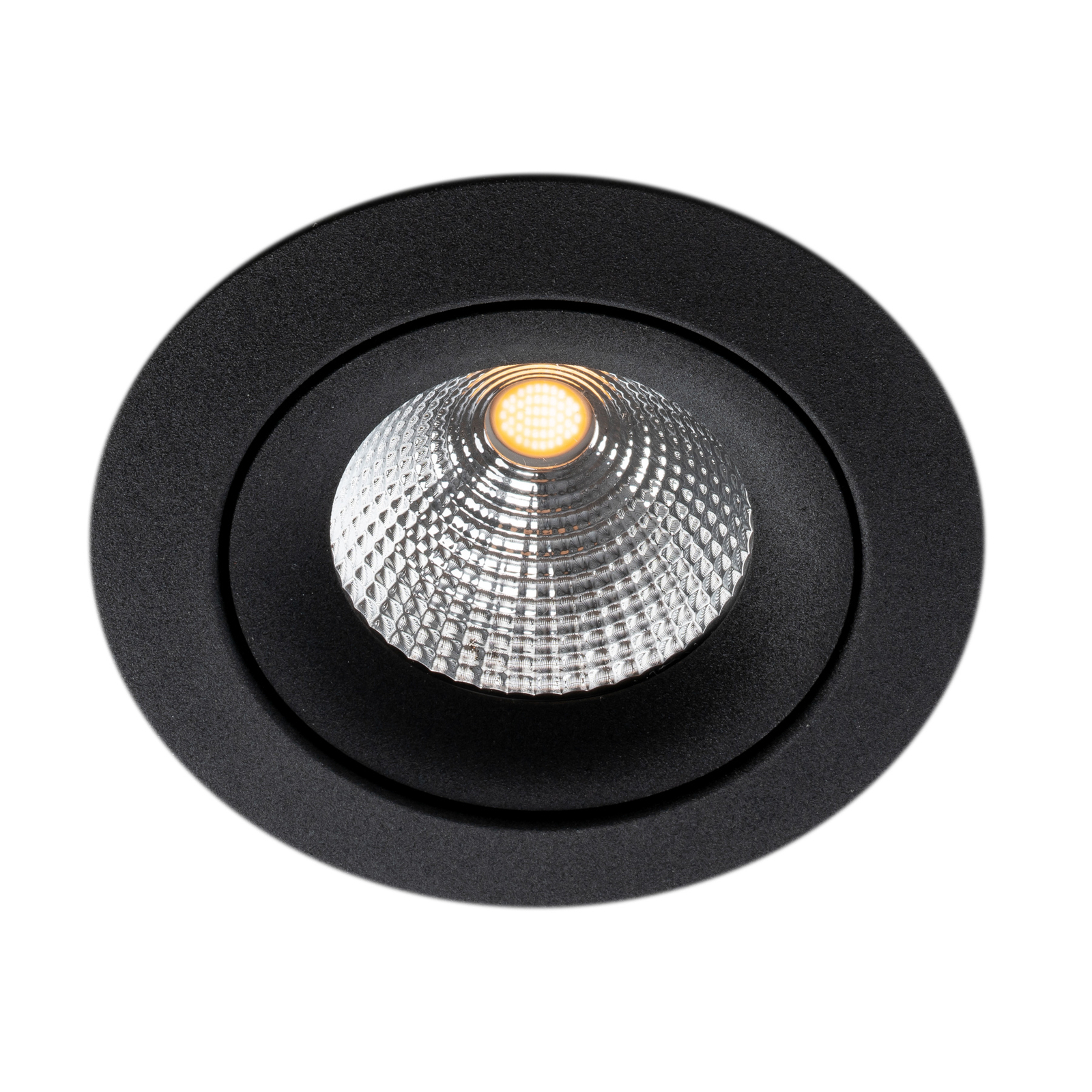 SLC One 360° SunLike LED-Einbauleuchte schwarz 927