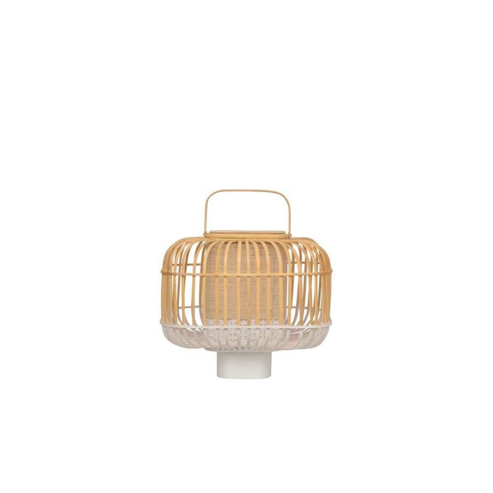 Bamboo Square Bordslampa S White - Forestier