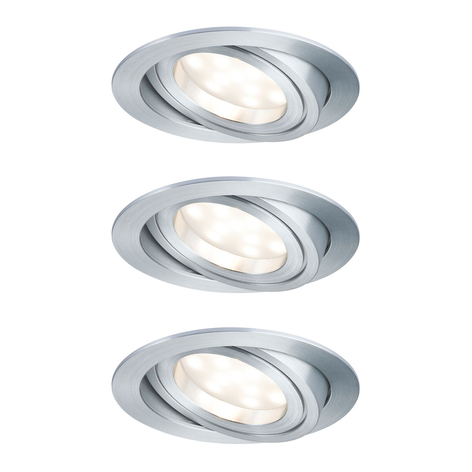 Paulmann LED-Spot Coin 3x7W dimm-/schwenkbar, Alu