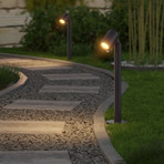 STEINEL Way C LED talapzati világítás, fekete, alumínium, IP65, RGBWW