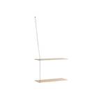 Stedge Shelf L60 Matt White Oak - Woud