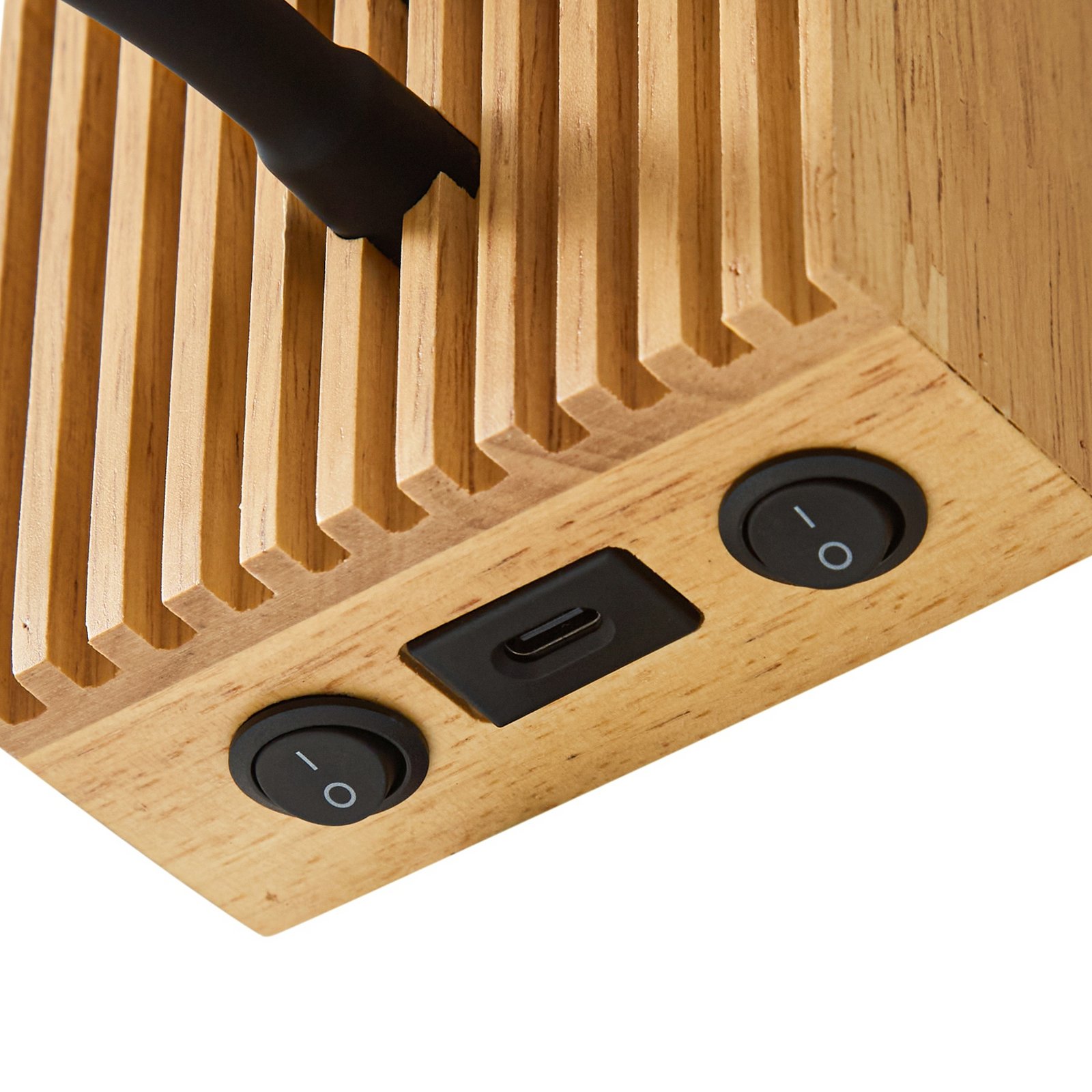 Applique murale Lieske, beige, 39 cm, lampe de lecture, textile - Lucande