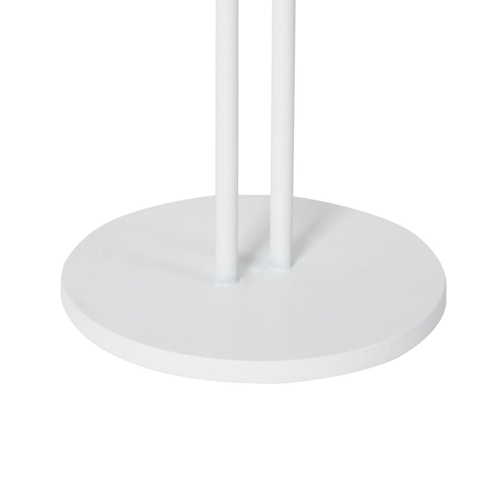 Lindby Lampada da tavolo ricaricabile a LED Janea TWIN, bianco, metallo