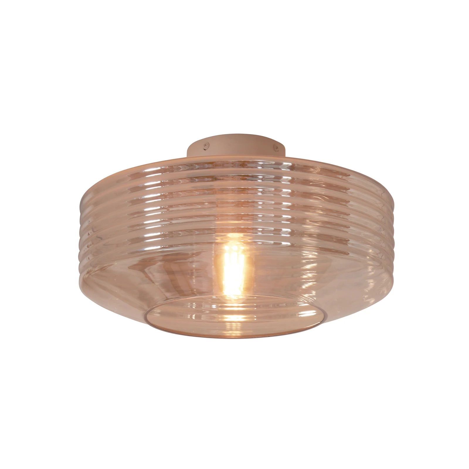 IT'S ABOUT ROMI Plafondlamp Verona, barnsteen, glas, E27