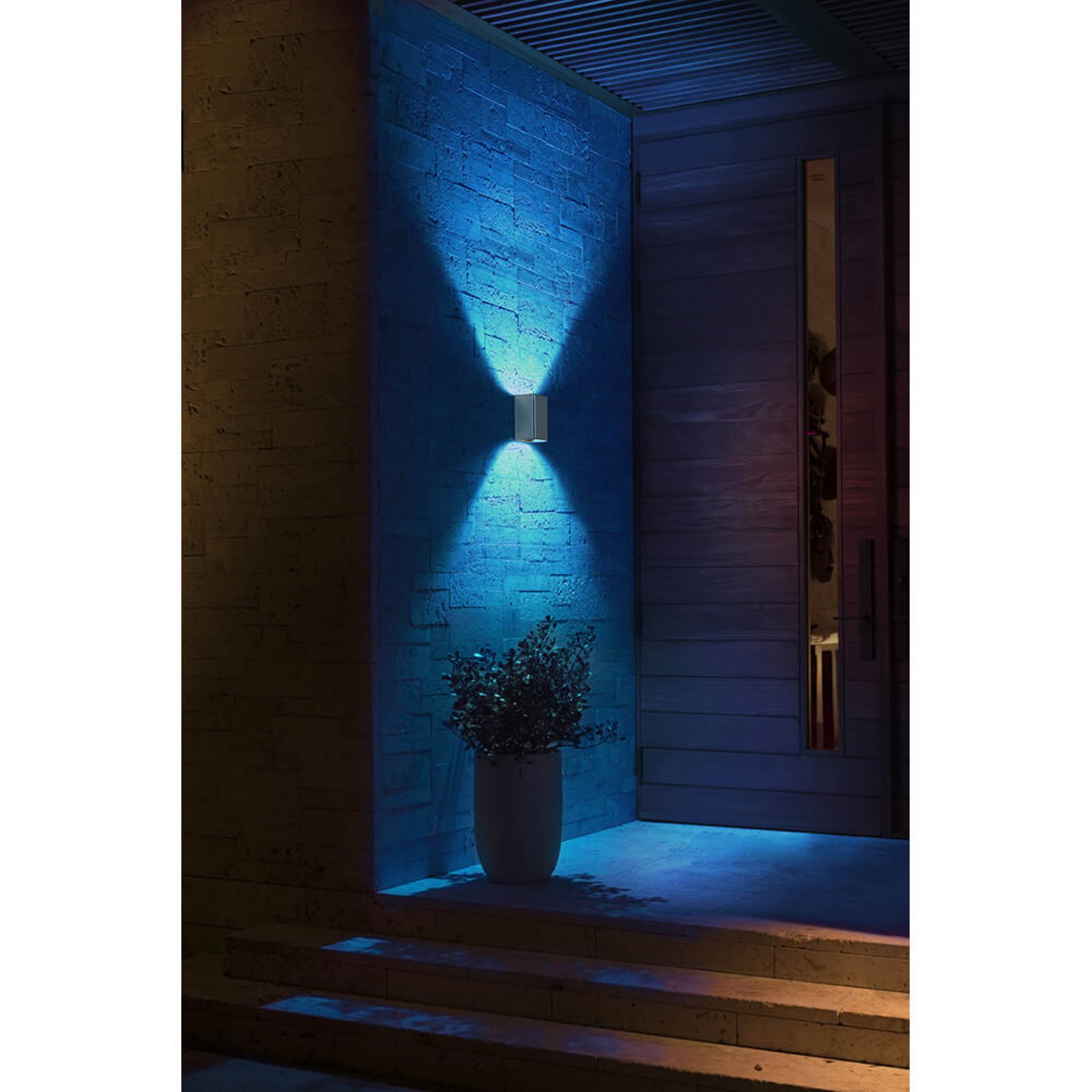 Resonate Aplica de Exterior White/Color Amb. Inox - Philips Hue