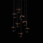 Knikerboker Le Gigine hanging light 8-bulb bronze