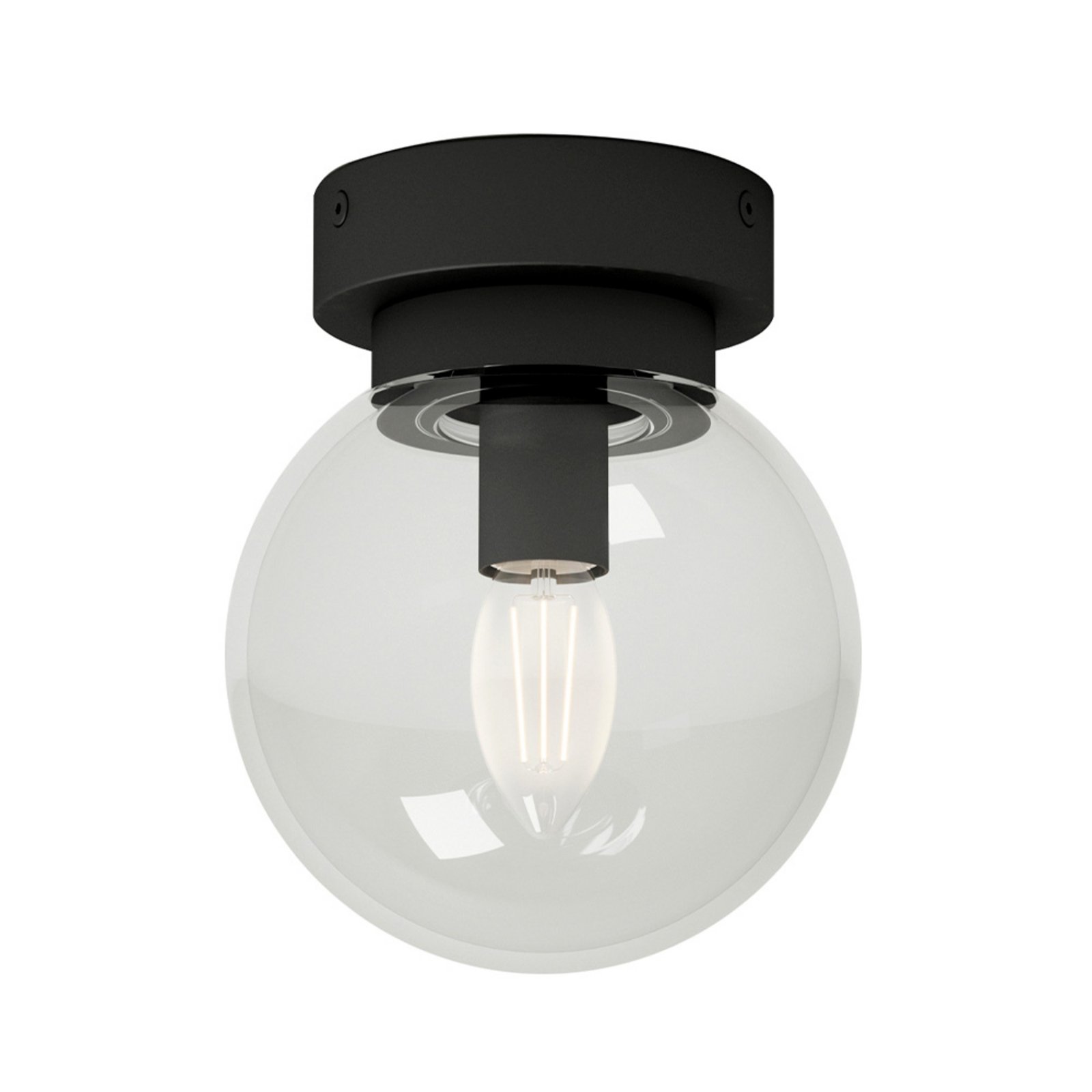 Badolo Lampa Sufitowa IP44 Czarny - Lucande