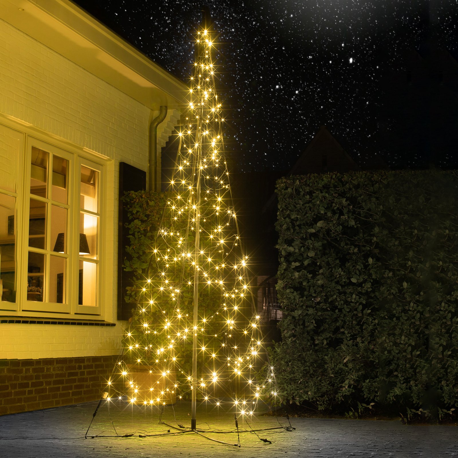Fairybell juletre 320 lysdioder med blinkende lysdioder 300 cm
