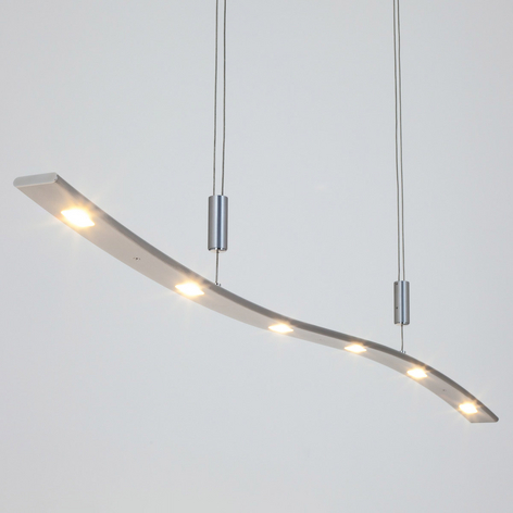 Lampada a sospensione LED Xalu, alt. regol. 120 cm