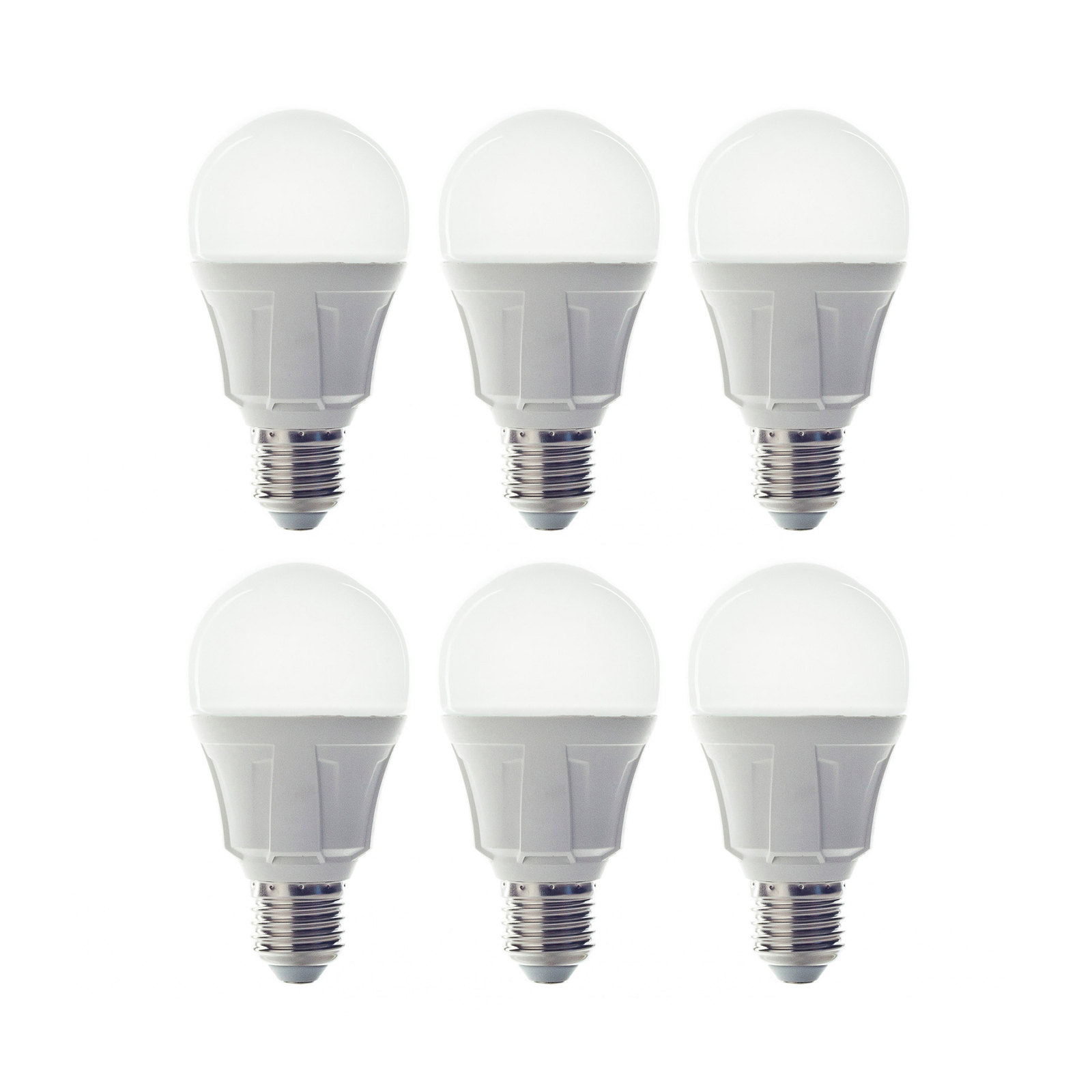LED-Lampe Glühlampenform E27 11W 830 6er-Set