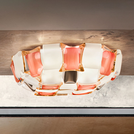 Slamp Mida Deckenleuchte, 50 cm, Edelstein-Optik