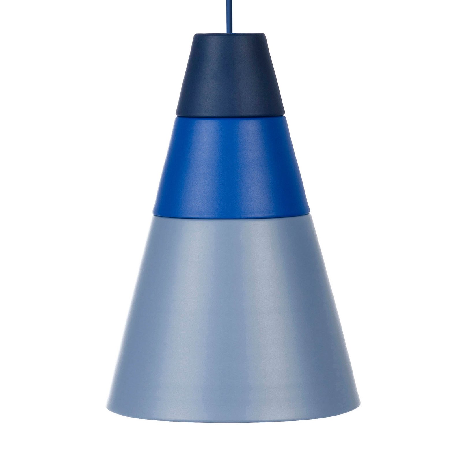 GRUPA Ili Ili Coney Cone lampada a sospensione blu