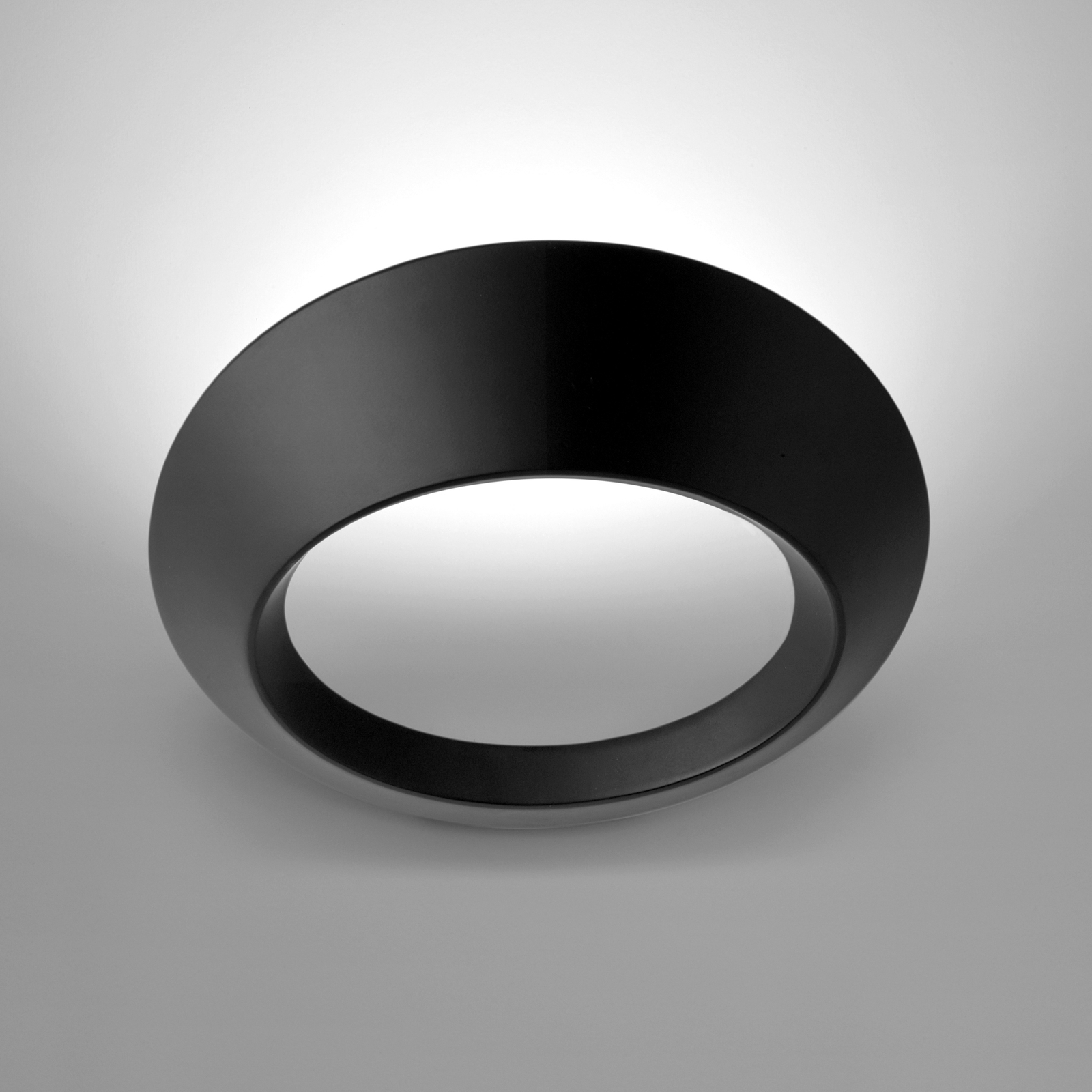 Nástenné LED svetlo Olo, 3 000 K, čierna nikel
