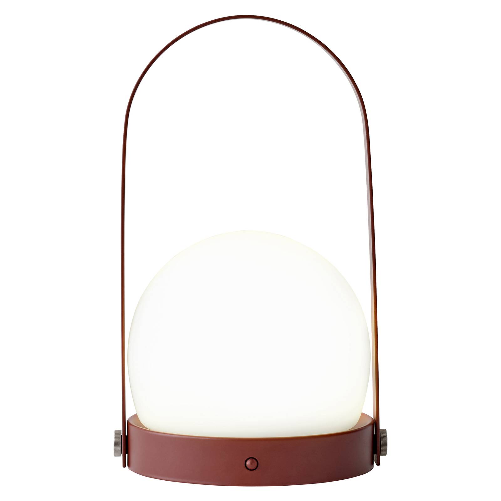 Carrie LED decorative light rechargeable, dark red