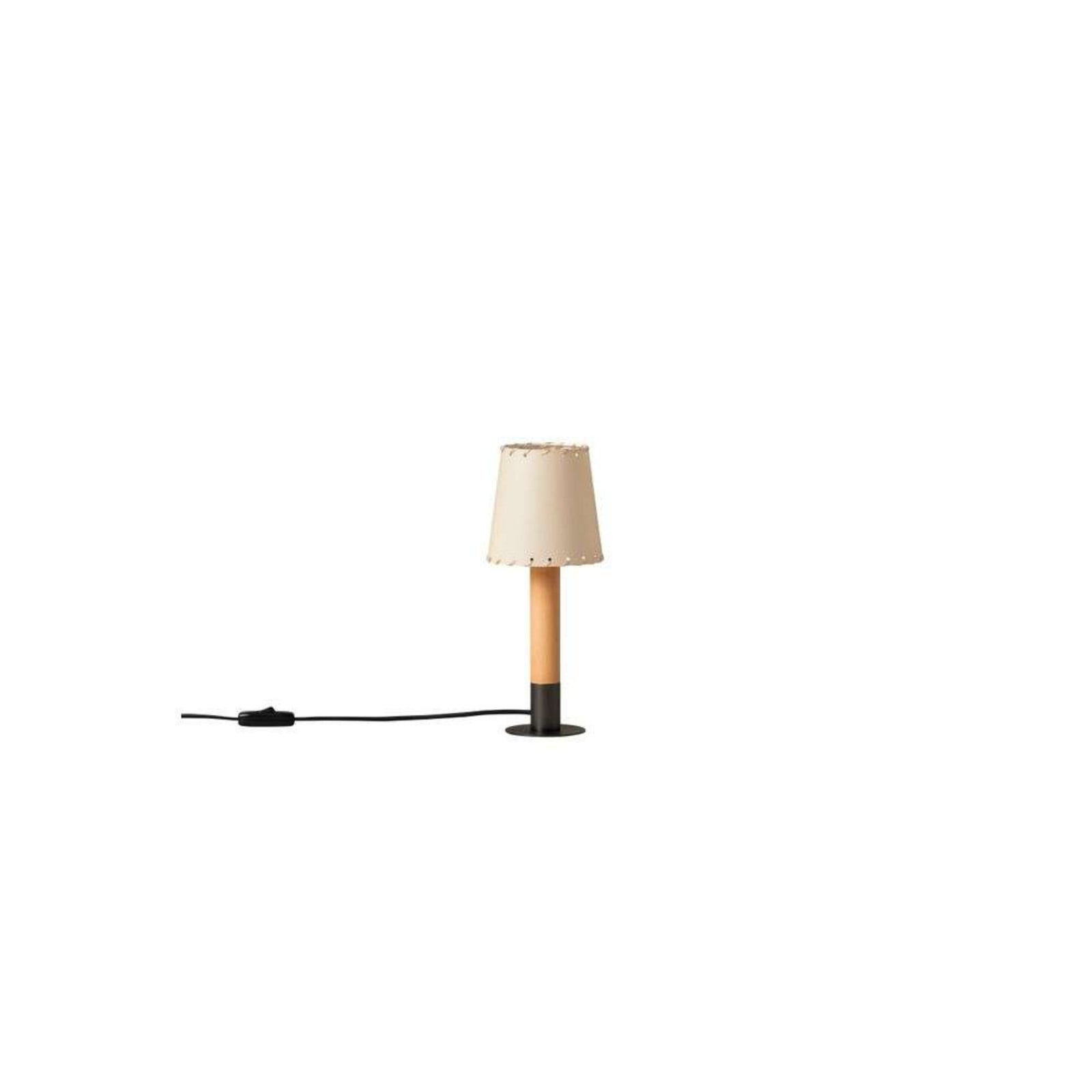 Básica Mínima Tischleuchte Beige/Bronze Santa & Cole - Wohnzimmer - Holz