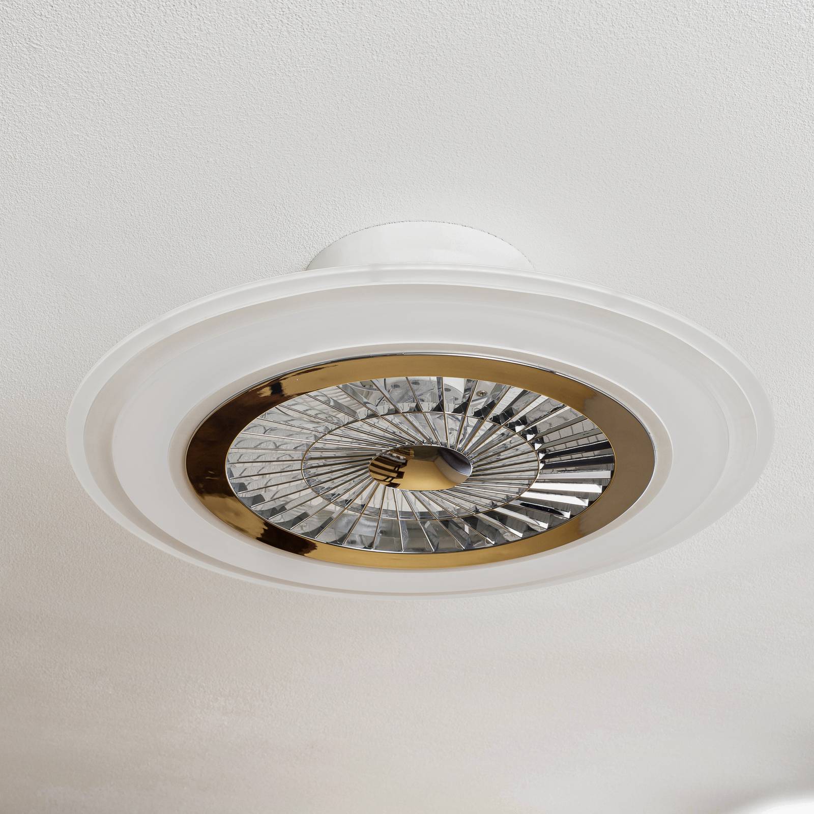 Starluna Leoman LED-loftventilator, hvid