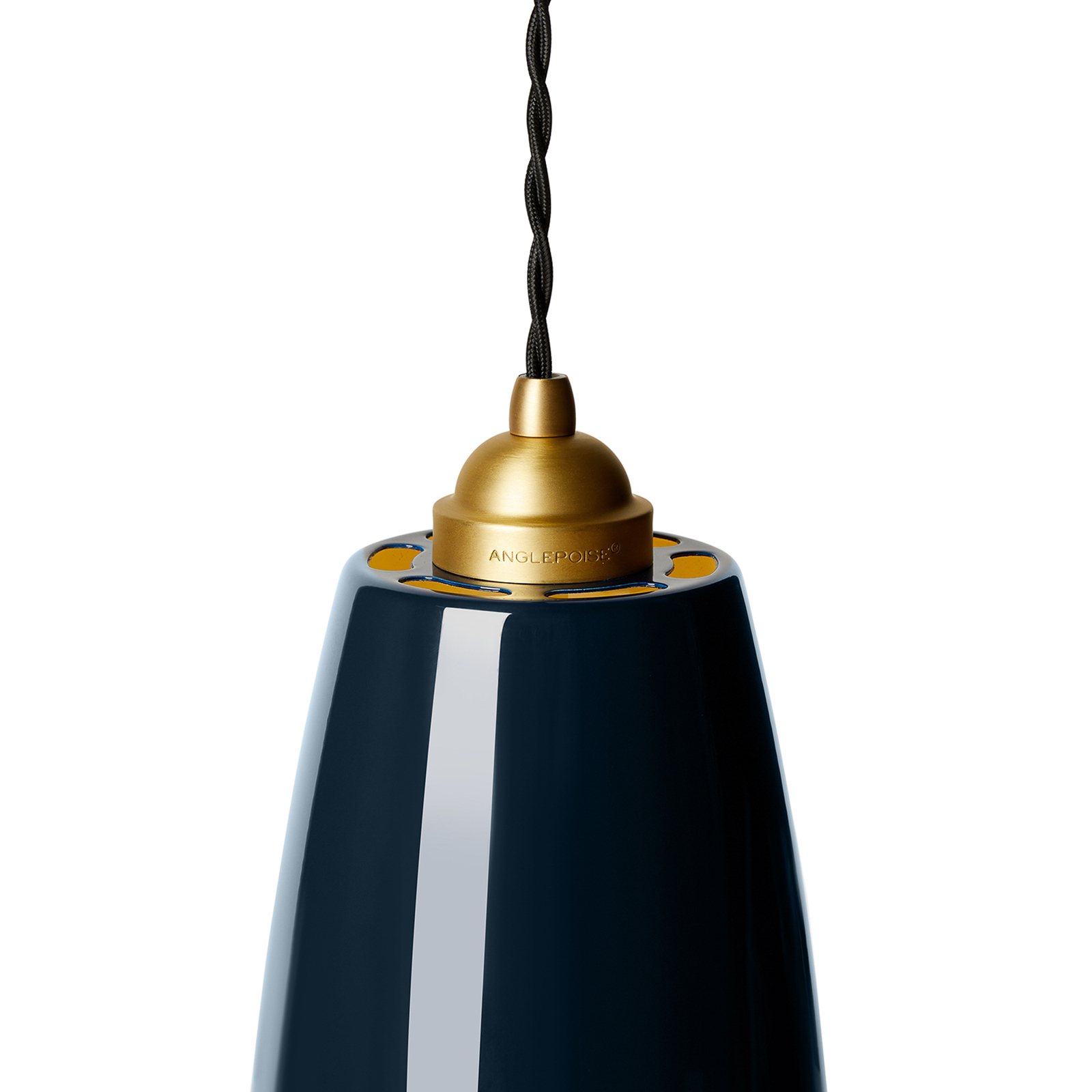 Anglepoise Original 1227 Brass Midi hængelampe blå