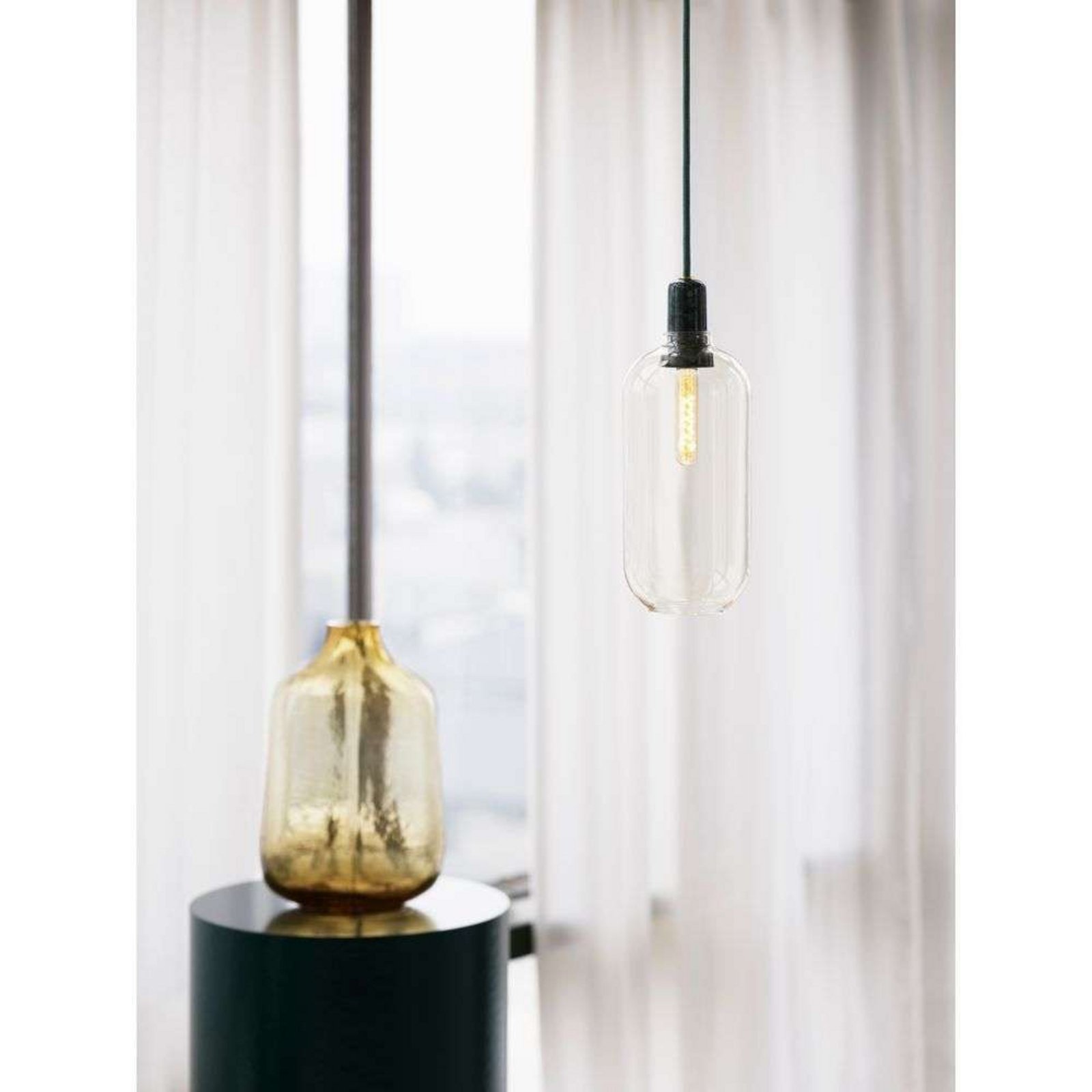 Amp Lampada a Sospensione Grande Oro/Verde - Normann Copenhagen