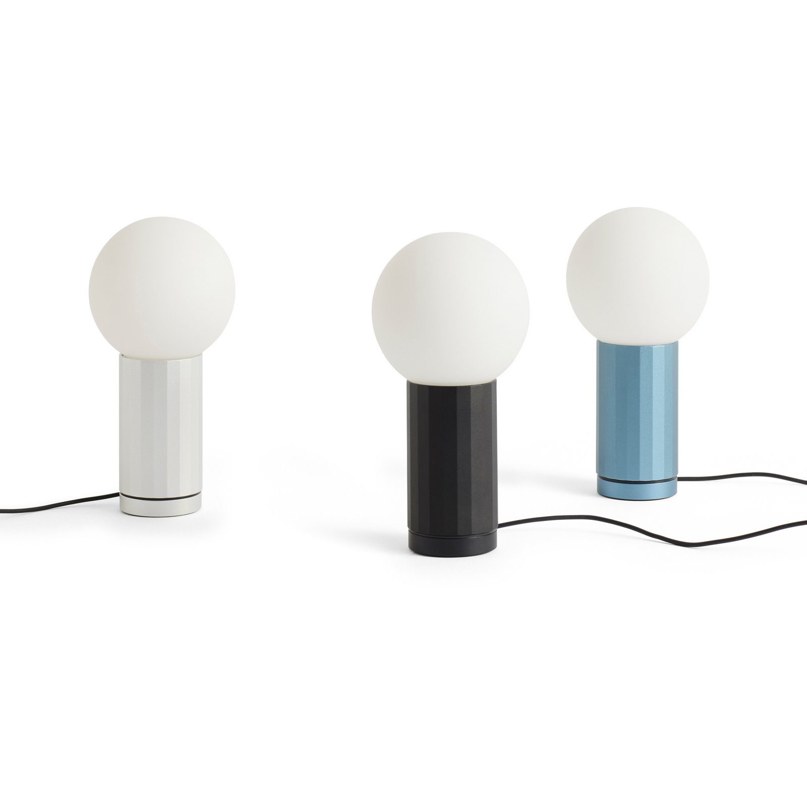 HAY TURN ON LED table lamp, aluminium, height 20 cm, dimmable HAY TURN ON LED table lamp, aluminium, height 20 cm, dimmable