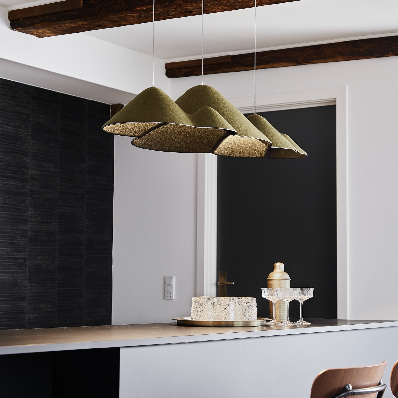 Panorama Suspension Large Green/Black - Loom Design