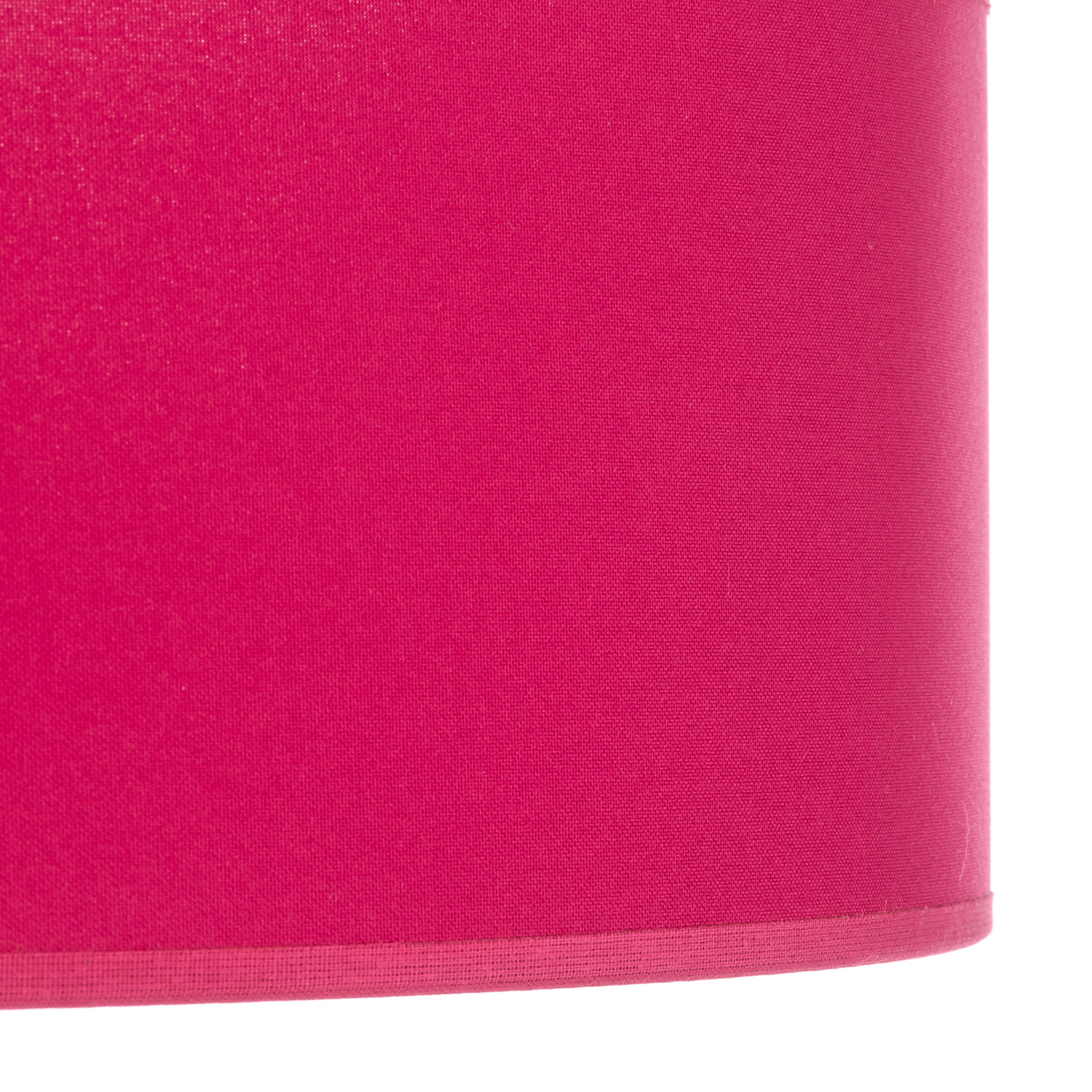 Euluna Roller couverture, abat-jour en tissu rose, Ø 50 cm