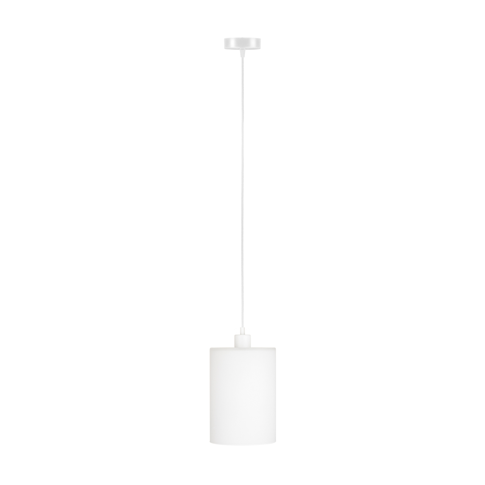 Soda hanging light with white glass shade Ø 18cm