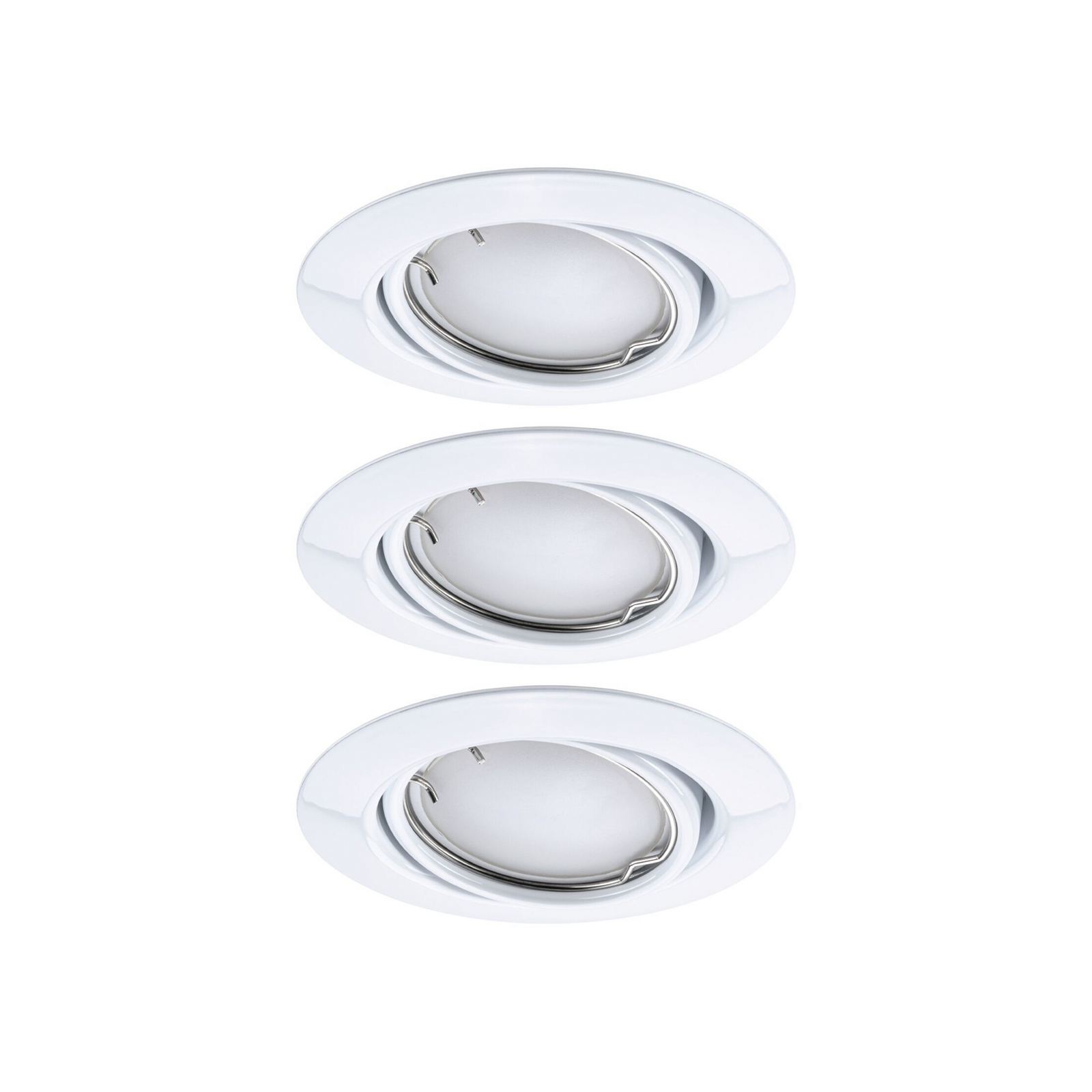 Paulmann LED ugradbene reflektorne svjetiljke Coin Base White, set od 3, 3000 Paulmann LED ugradbene reflektorne svjetiljke Coin Base White, set od 3, 3000