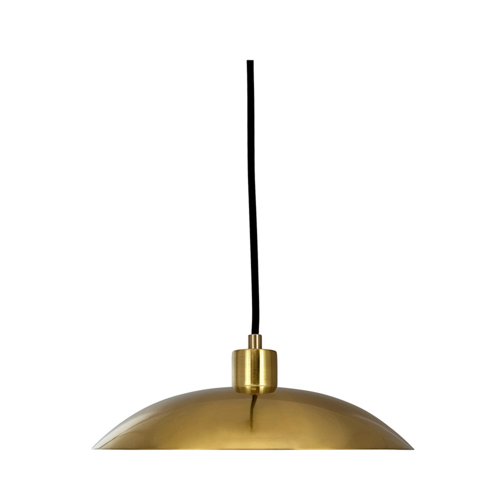 Paris pendellampe, messing, Ø 33 cm Dyberg Larsen - Stue - Skandinavisk - Metal - Med én lyskilde