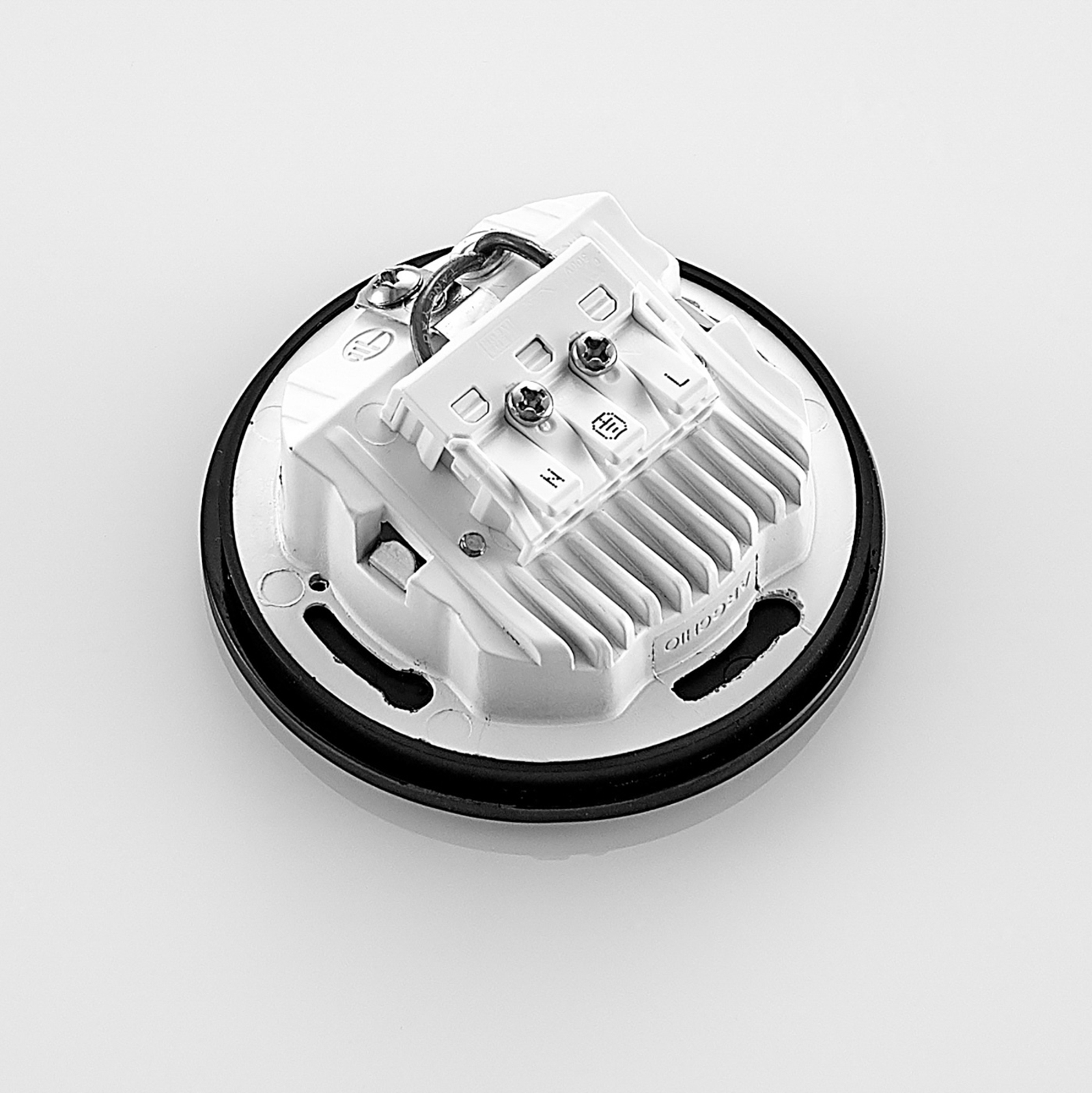 Arcchio Vexi LED-Einbaulampe, rund, schwarz matt