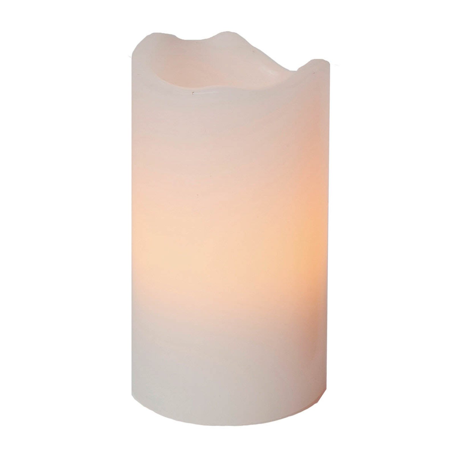 Set om 4 – LED-ljus Candle med fjärrkontroll vit