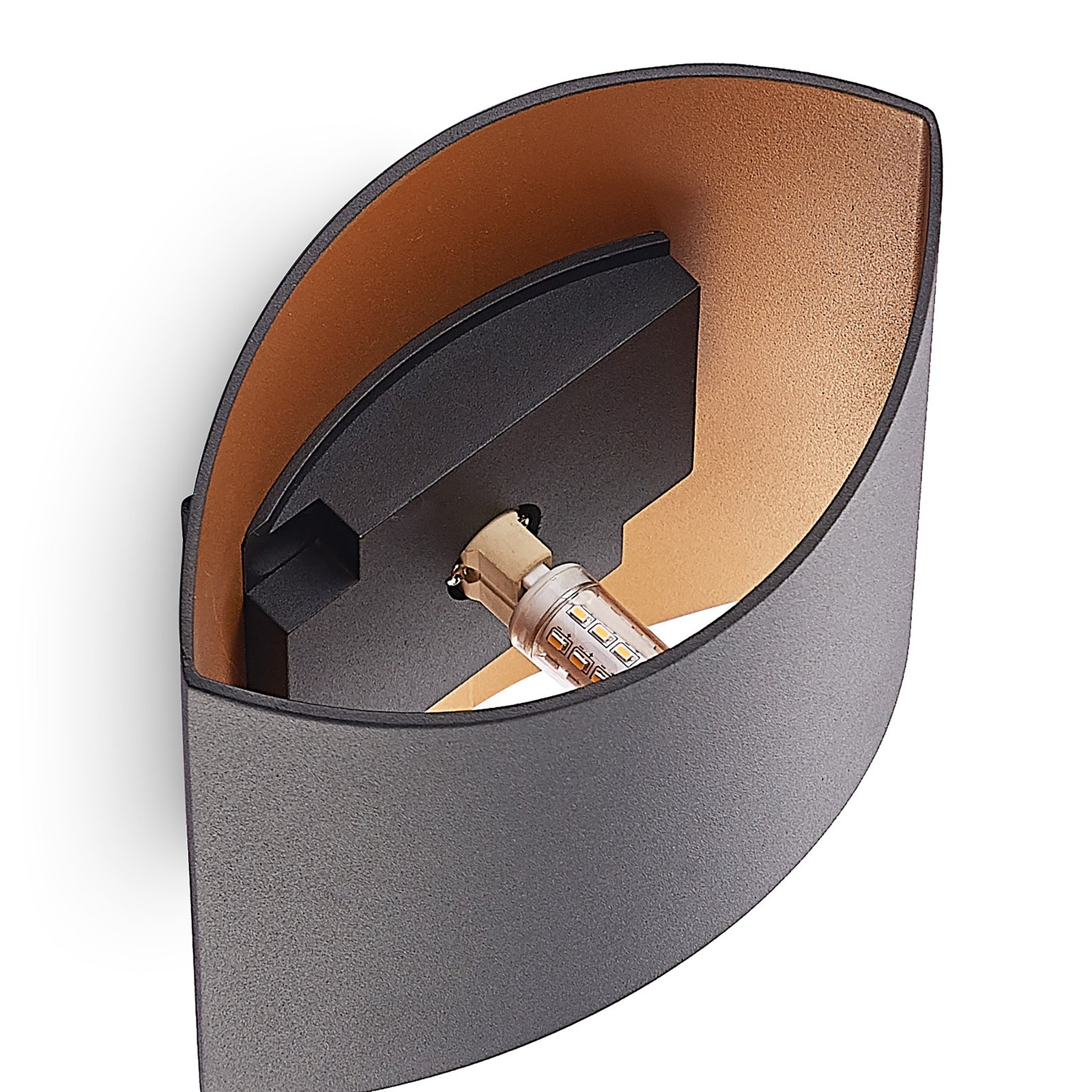 Vilja Vegglampe Black/Gold - Arcchio