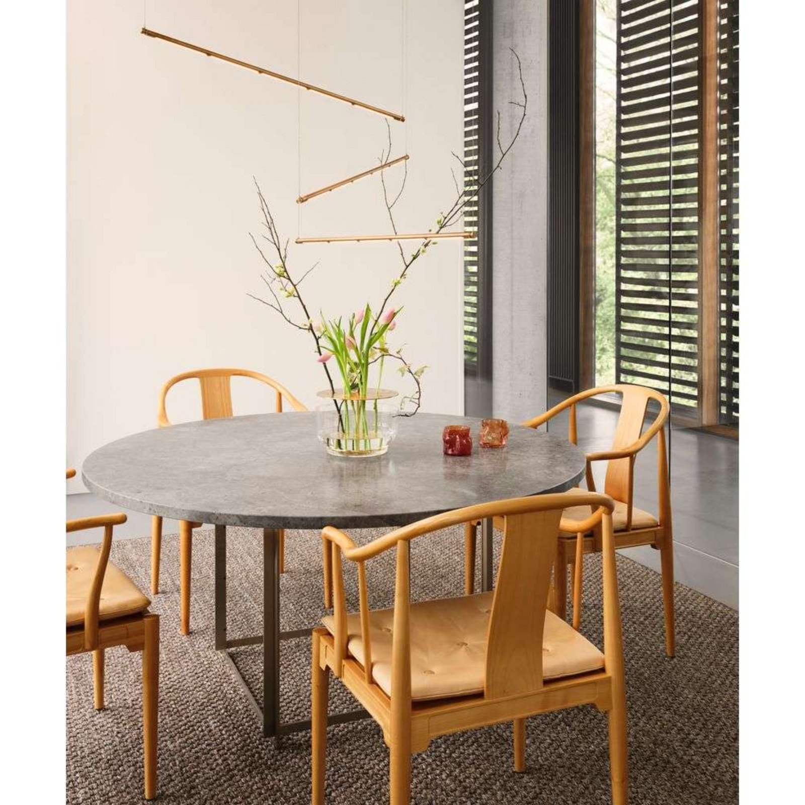 Oneline™ Candeeiro Suspenso Zigbee Brass - Fritz Hansen