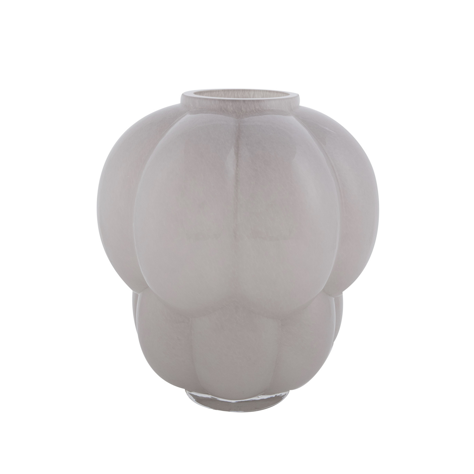 AYTM Uva vase, Ø 26 cm, dove grey, glass, mouth-blown